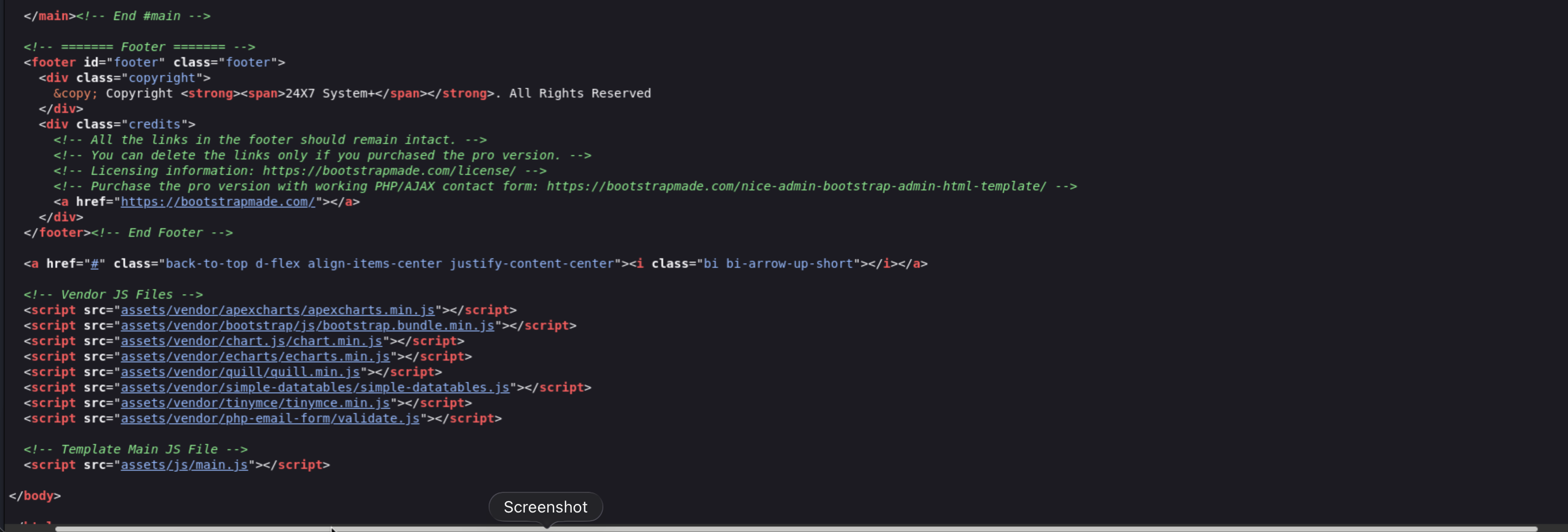 view source on admin profile